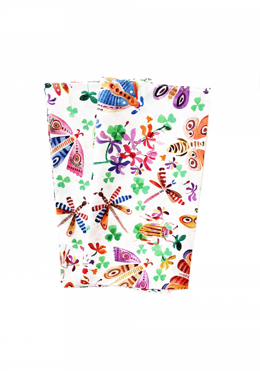 cotton napkins 45x45cm BUTTERFLY