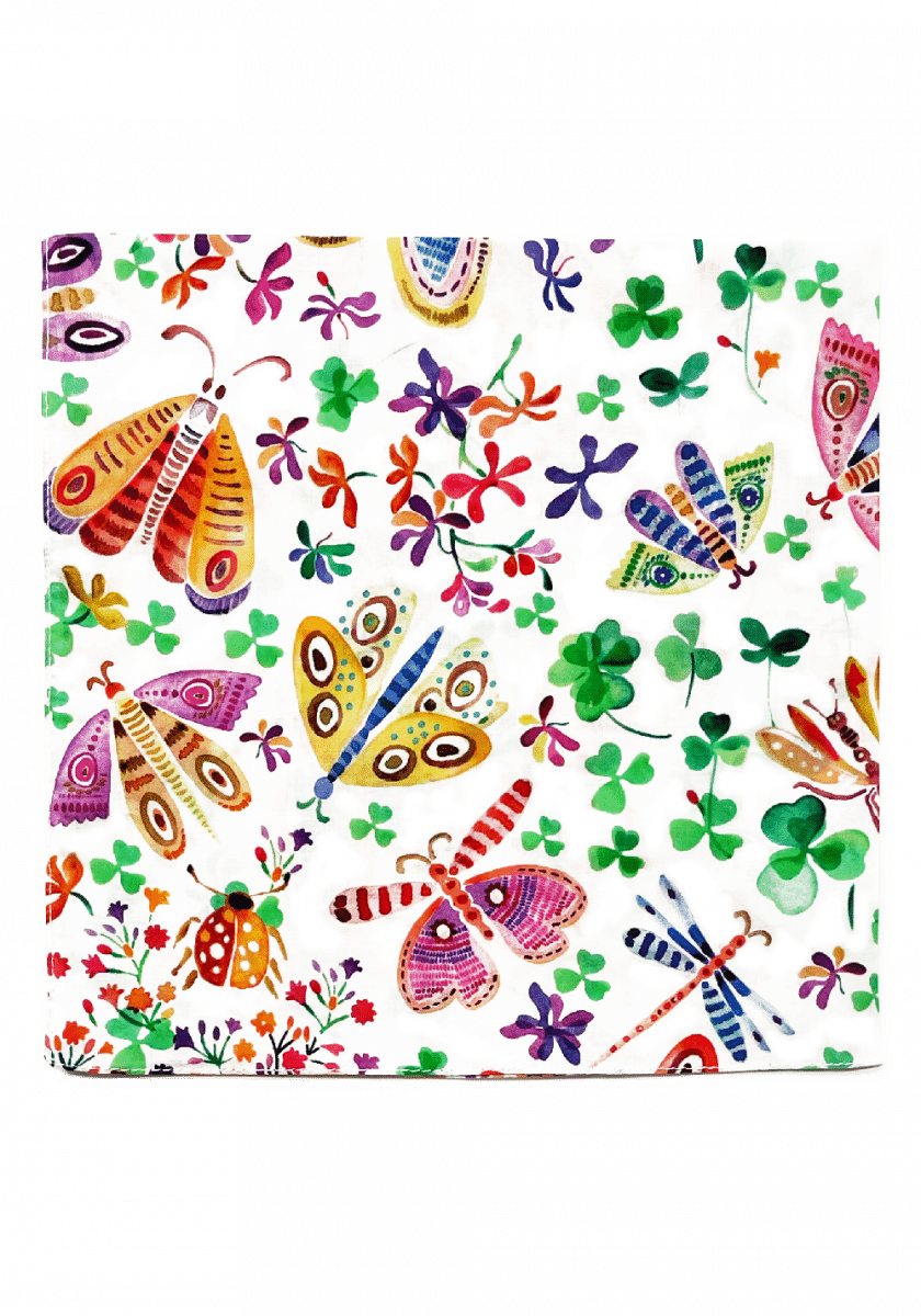 cotton napkins 45x45cm BUTTERFLY - immagine 3