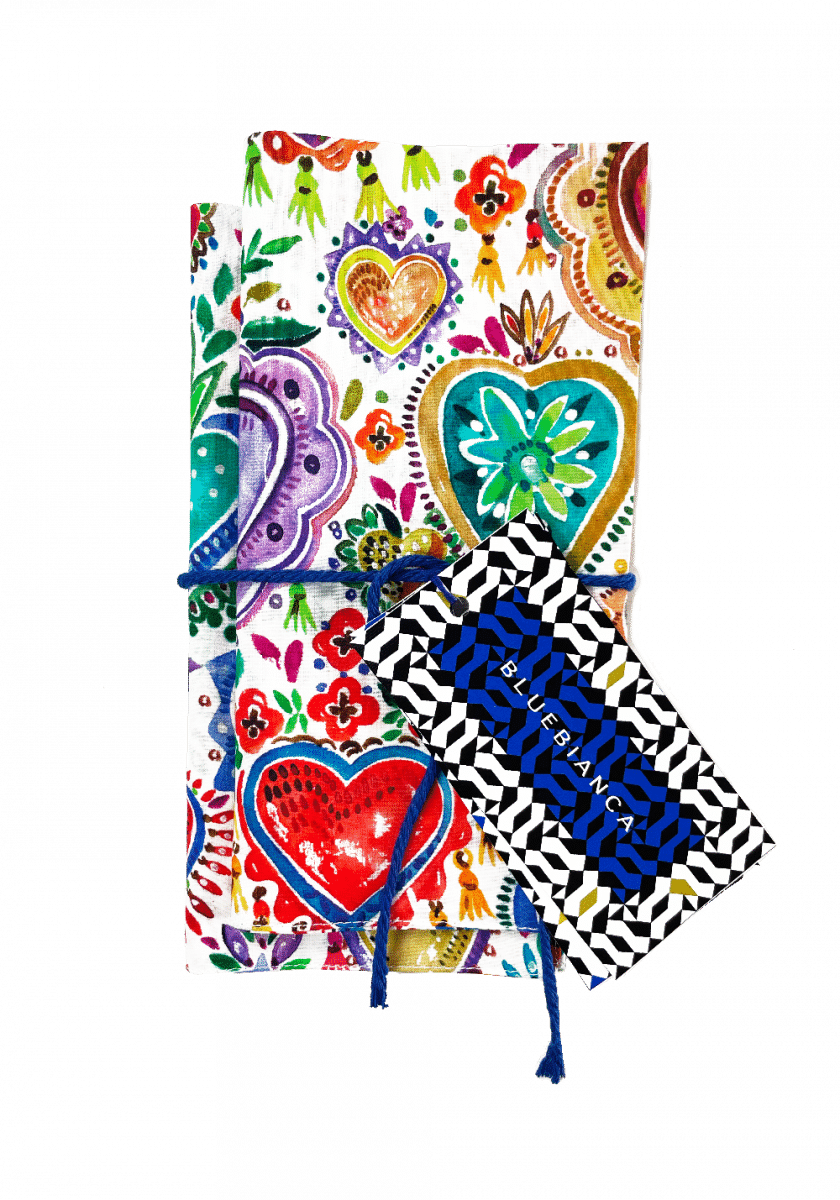 cotton napkins 45x45cm SACRO CUORE