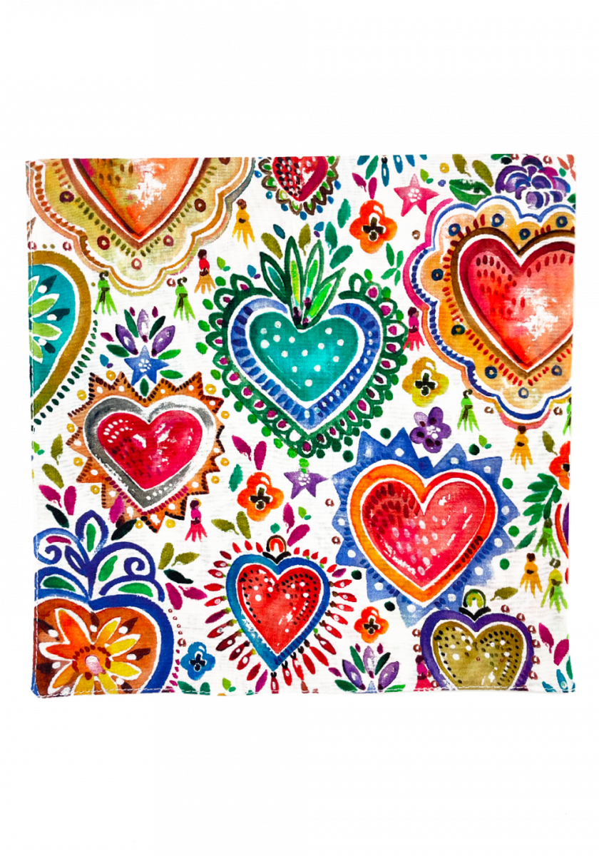 cotton napkins 45x45cm SACRO CUORE - immagine 3