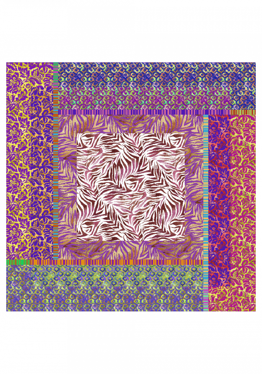 Tovaglia cotone 145x145cm HINDI