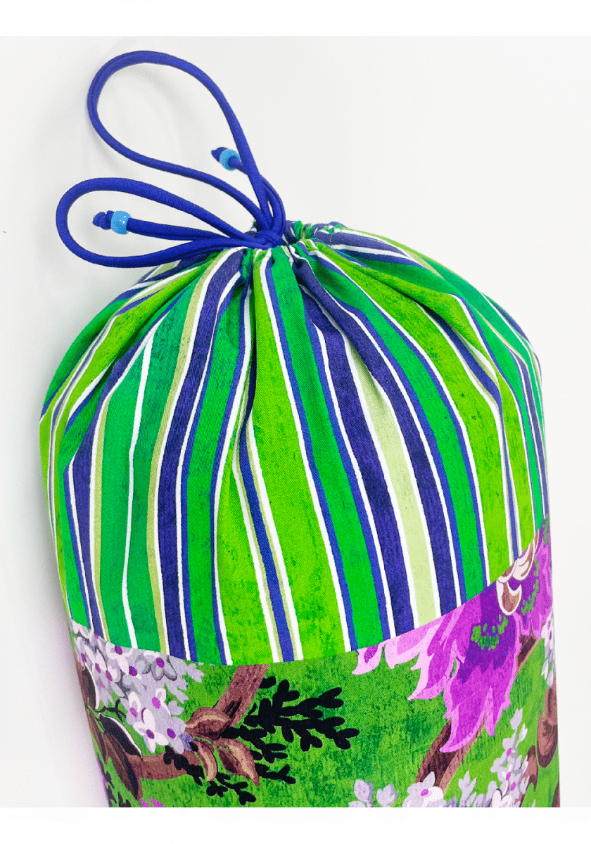 cotton bolster 60x20cm DANDELION verde - immagine 2