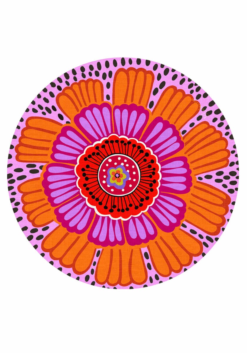 pvc placemat Ø 37 GARDEN PARTY - immagine 2