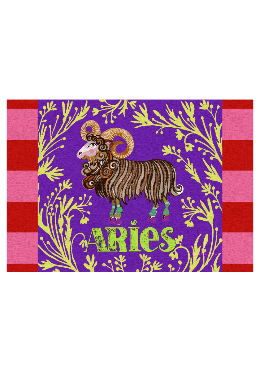 pvc placemat 35X50 ZODIACO ARIES - immagine 2