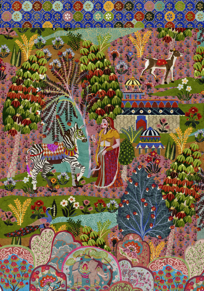 wall art canvas MUGHAL