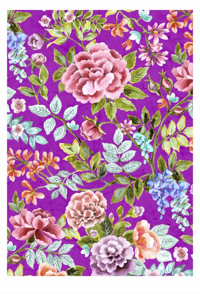 wallpaper BLOOM VIOLA