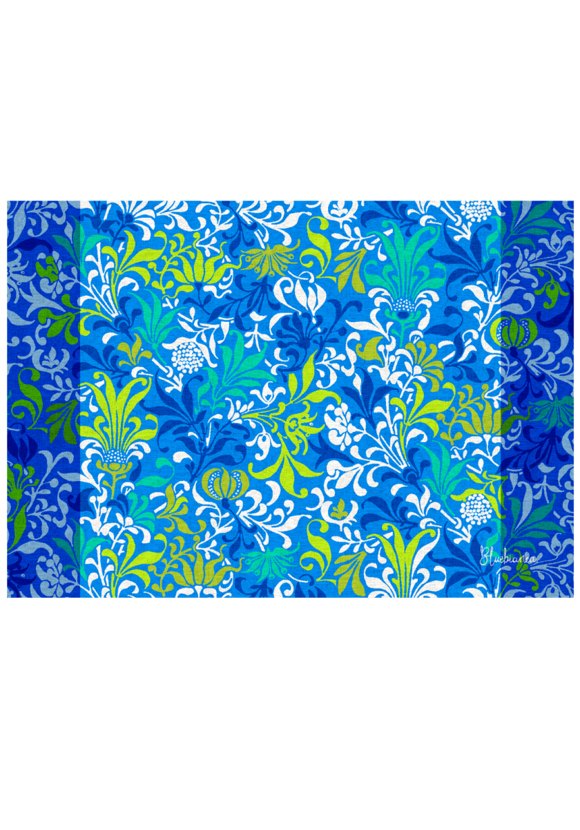 pvc placemat 35X50 MONOGRAMMA MULTICOLOR PATTERN I - immagine 2