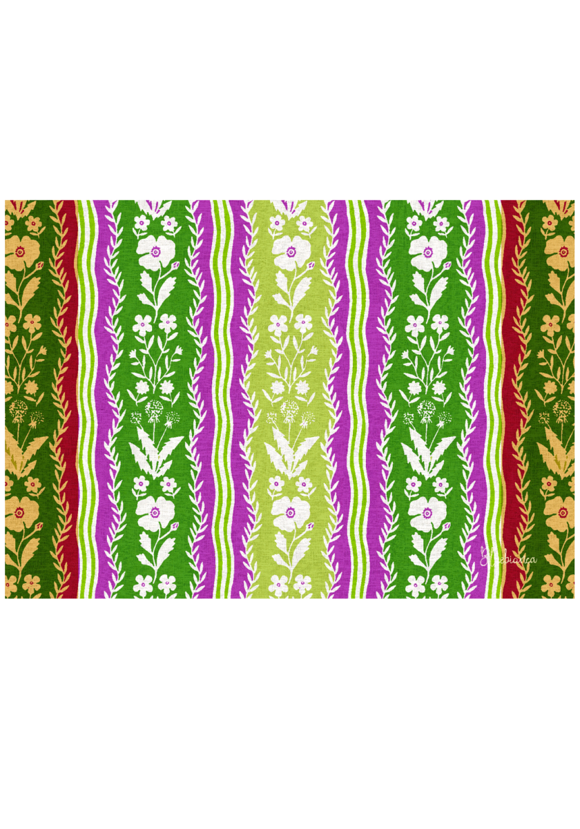 pvc placemat 35X50 MONOGRAMMA MULTICOLOR PATTERN L - immagine 2