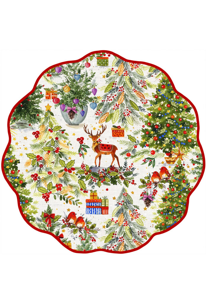 pvc placemat Ø 37 CHRISTMAS TREE