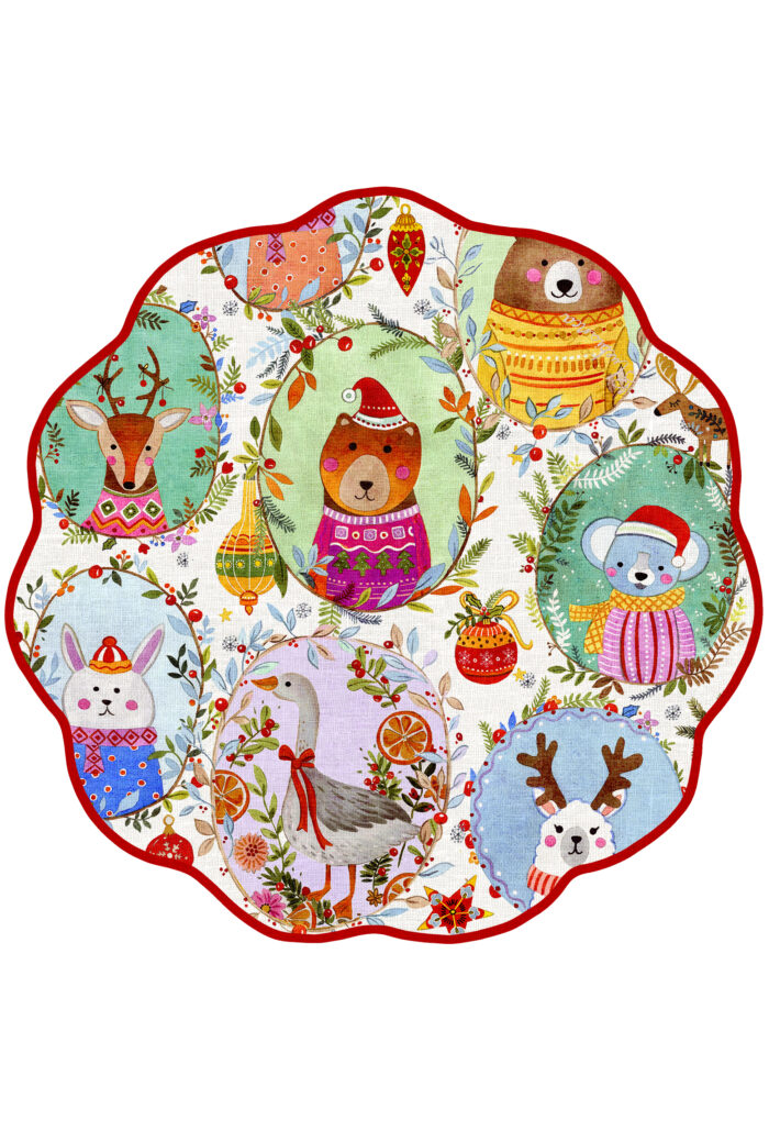 pvc placemat Ø 37 MAGICAL FOREST