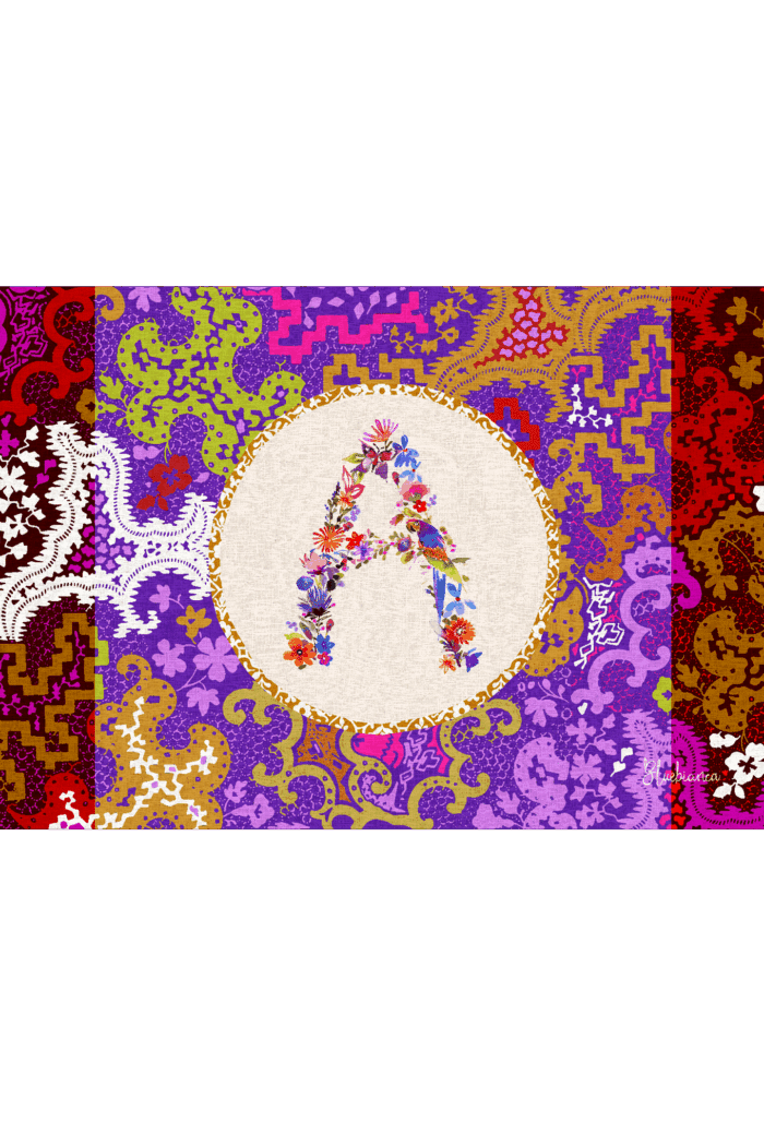 pvc placemat 35X50 MONOGRAMMA MULTICOLOR A