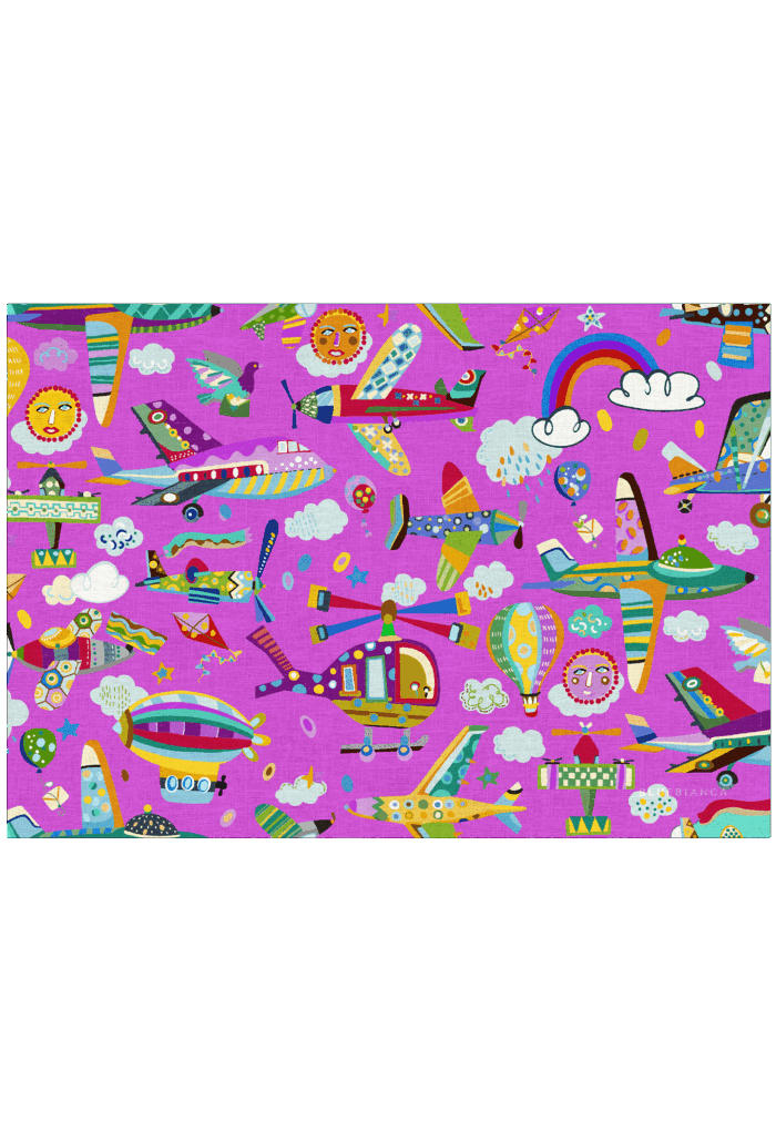Kids pvc placemat 35X50 AIRPLANE