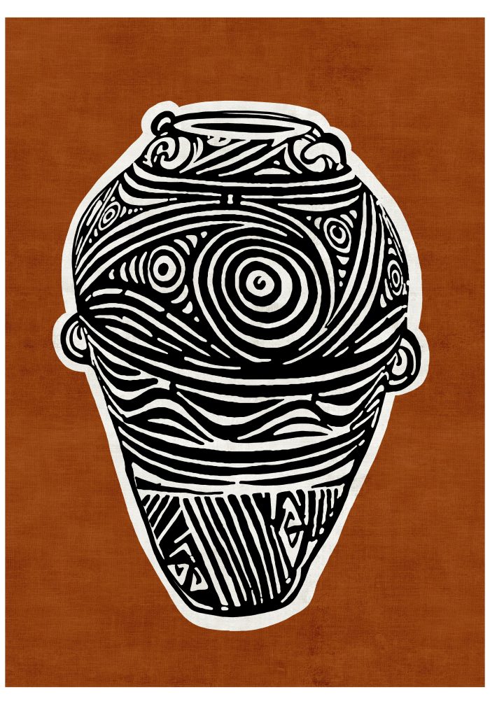 wallpaper ANFORA ARANCIO