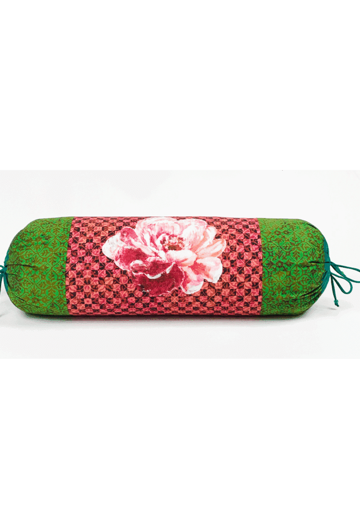 cotton bolster 60x20cm BOHEMIEN rosa