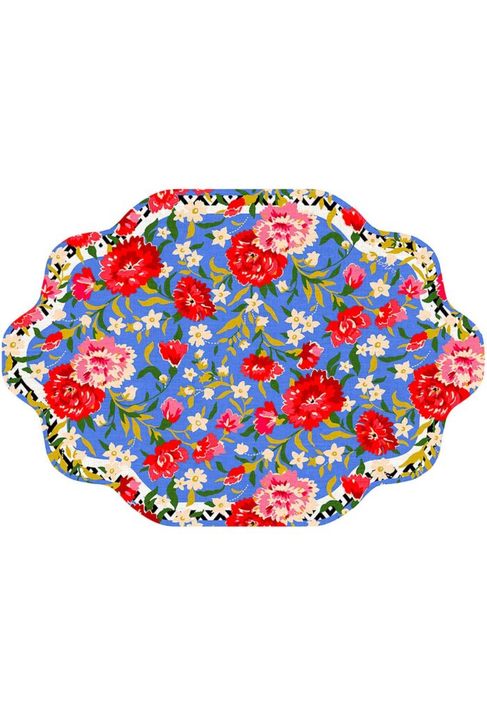pvc placemat ovale 35x50 BOHO CARNATION