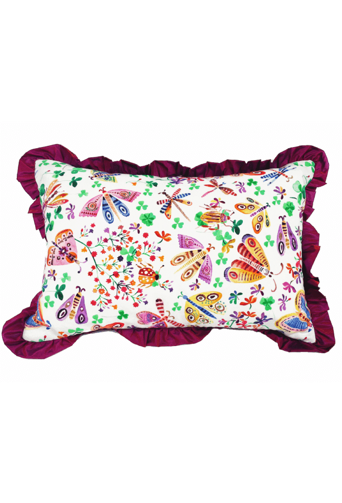 cotton cushion 35x50 BUTTERFLY