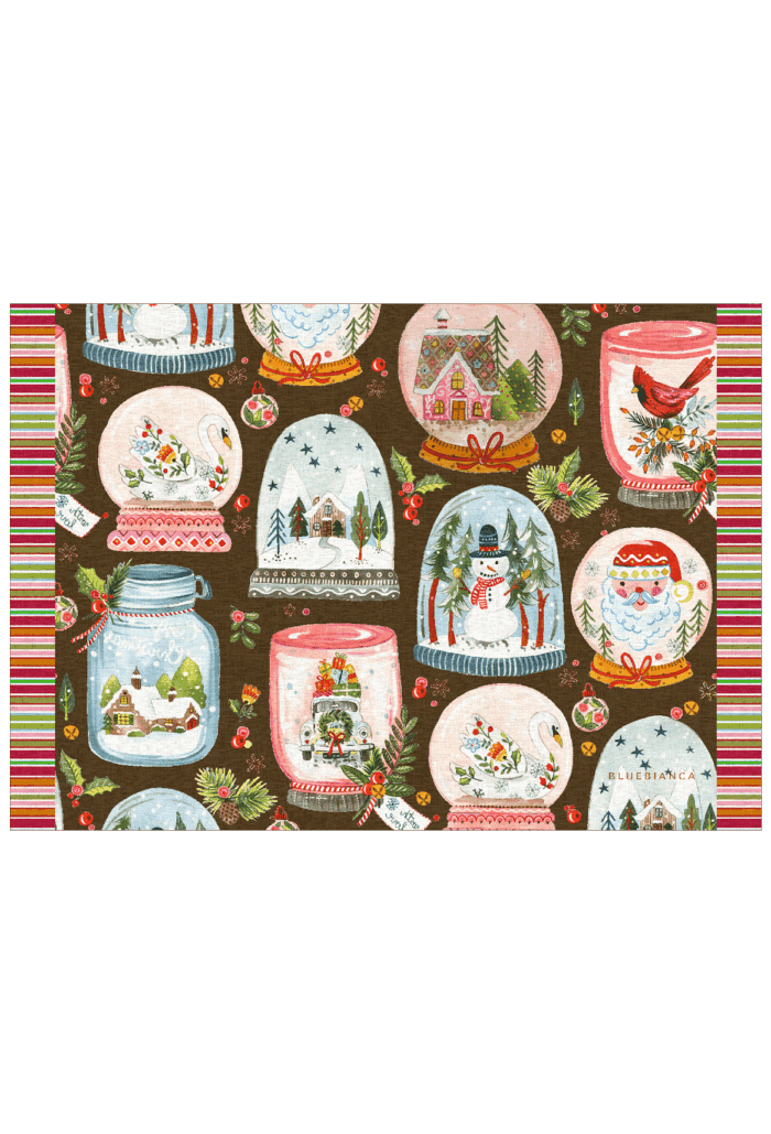 pvc placemat 35X50 CHRISTMAS GLOBE