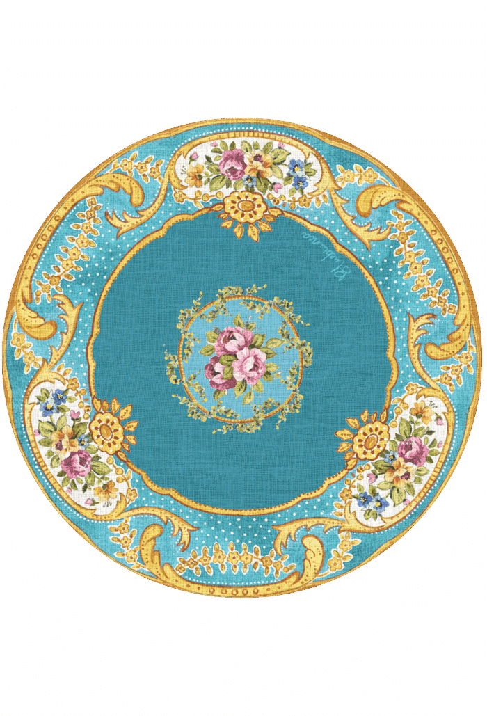 pvc placemat Ø 37 ENGLAND ROSE