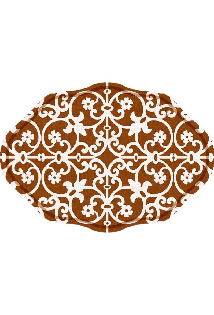 pvc placemat ovale 35x50 IRON ERA