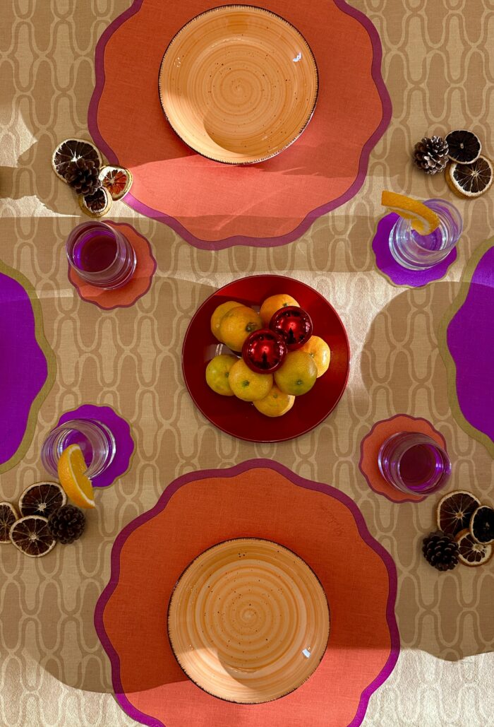 pvc placemat Ø 37 FIORE