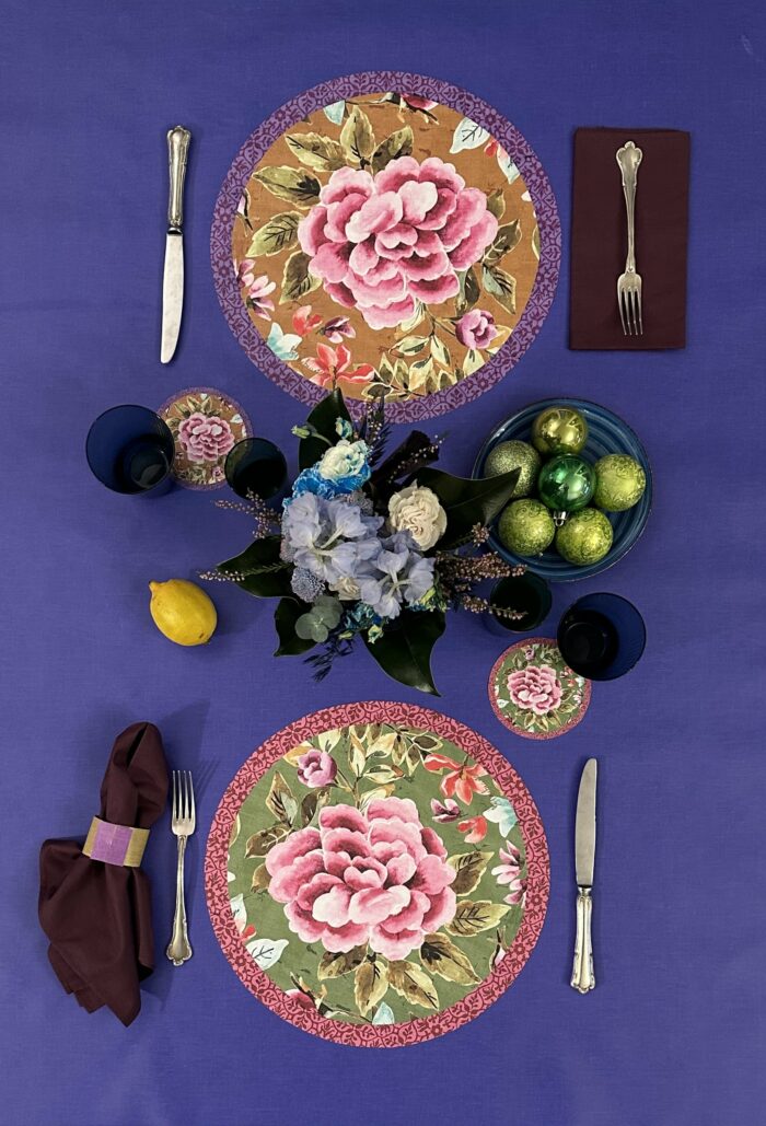 pvc placemat Ø 37 BLOOM