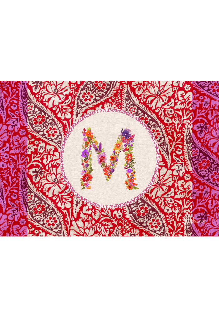 pvc placemat 35X50 MONOGRAMMA MULTICOLOR M