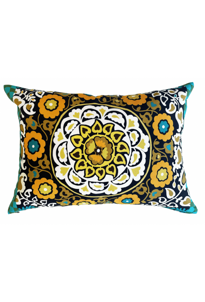 Cuscino cotone MADINA turchese