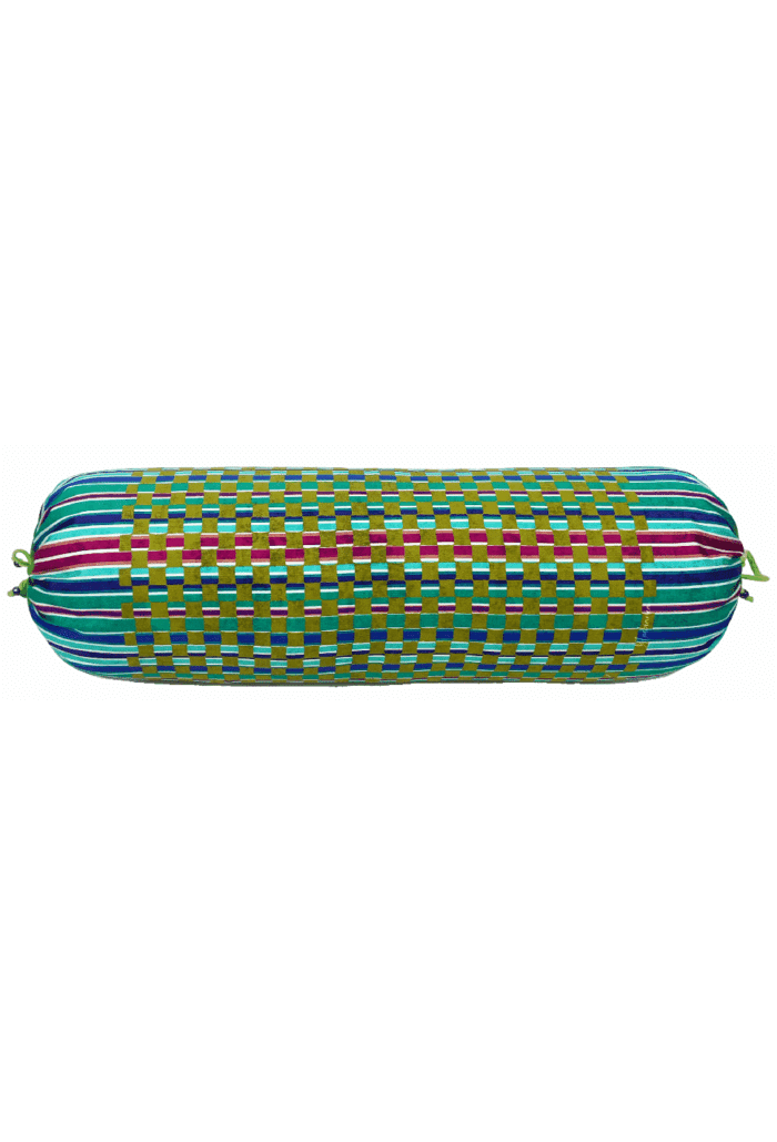 cotton bolster 60x20cm NISSO verde