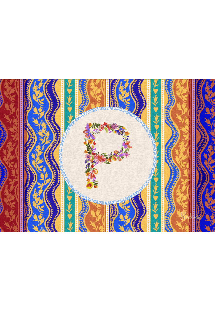 pvc placemat 35X50 MONOGRAMMA MULTICOLOR P