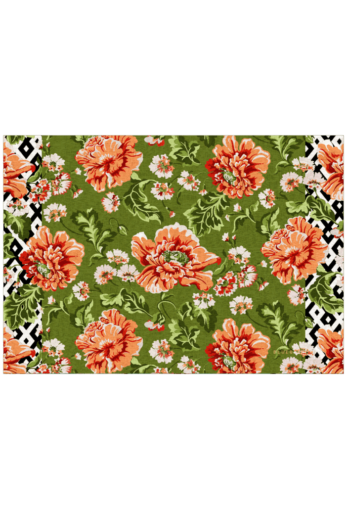 pvc placemat 35X50 BOHO POPPY