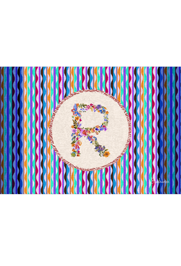 pvc placemat 35X50 MONOGRAMMA MULTICOLOR R