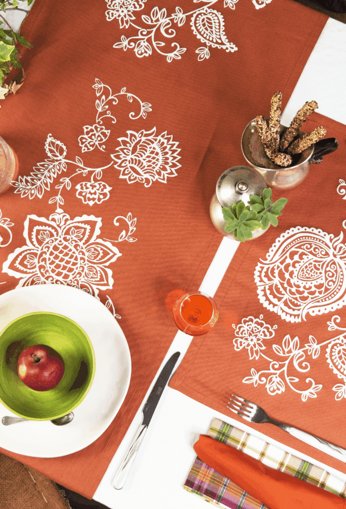 Runner lino 45x160 cm  LICOSA arancio