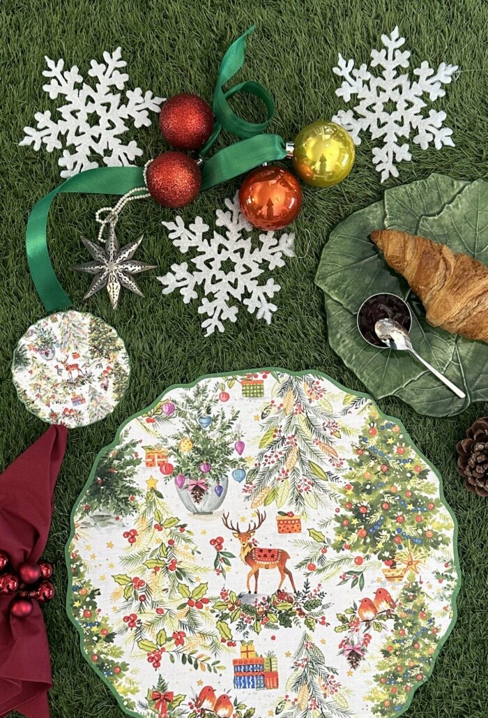 pvc placemat Ø 37 CHRISTMAS TREE