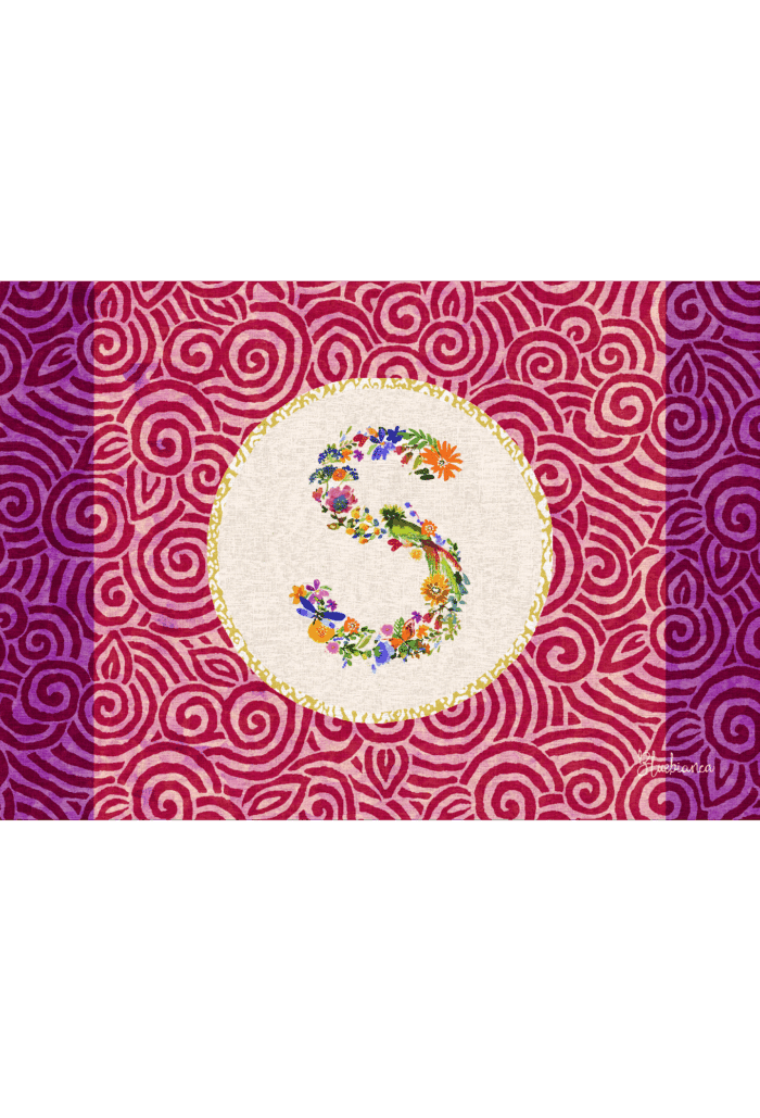 pvc placemat 35X50 MONOGRAMMA MULTICOLOR S