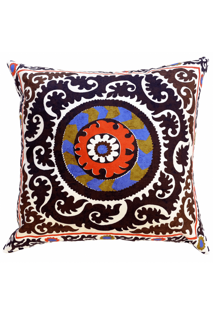 cotton cushion 50x50cm SOLE marrone