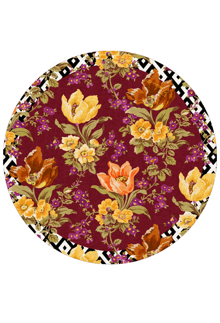 pvc placemat Ø 37 BOHO TULIP