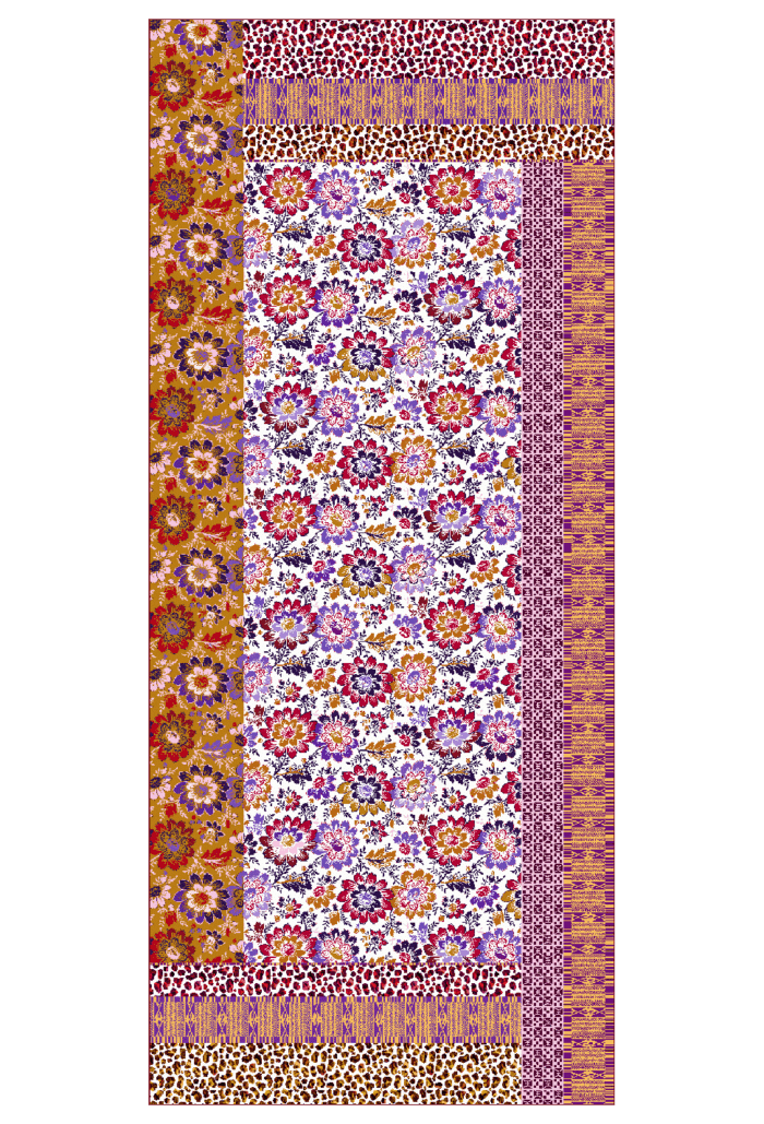 Tovaglia cotone 145x340cm MADRAS