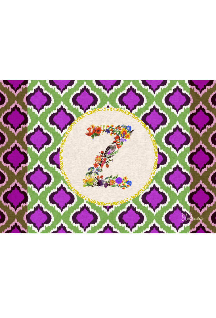 pvc placemat 35X50 MONOGRAMMA MULTICOLOR Z