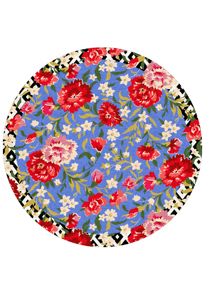 pvc placemat Ø 37 BOHO CARNATION