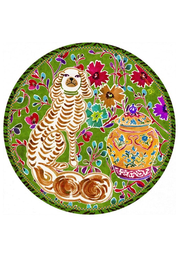 pvc placemat Ø 37 CIRCUS dog