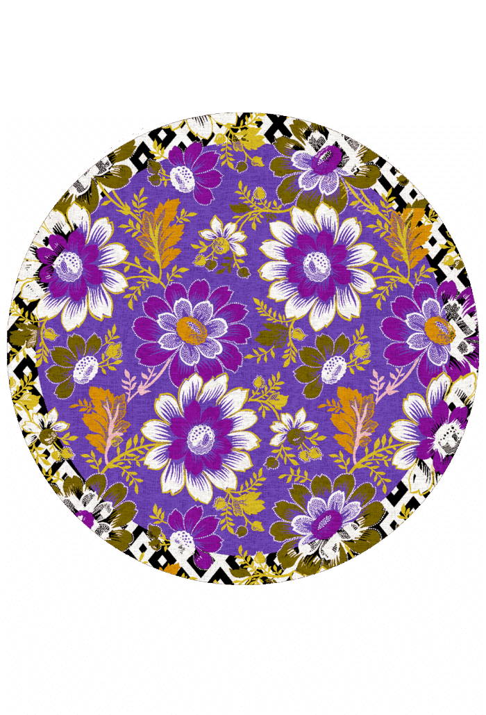 pvc placemat Ø 37 BOHO MOONFLOWER