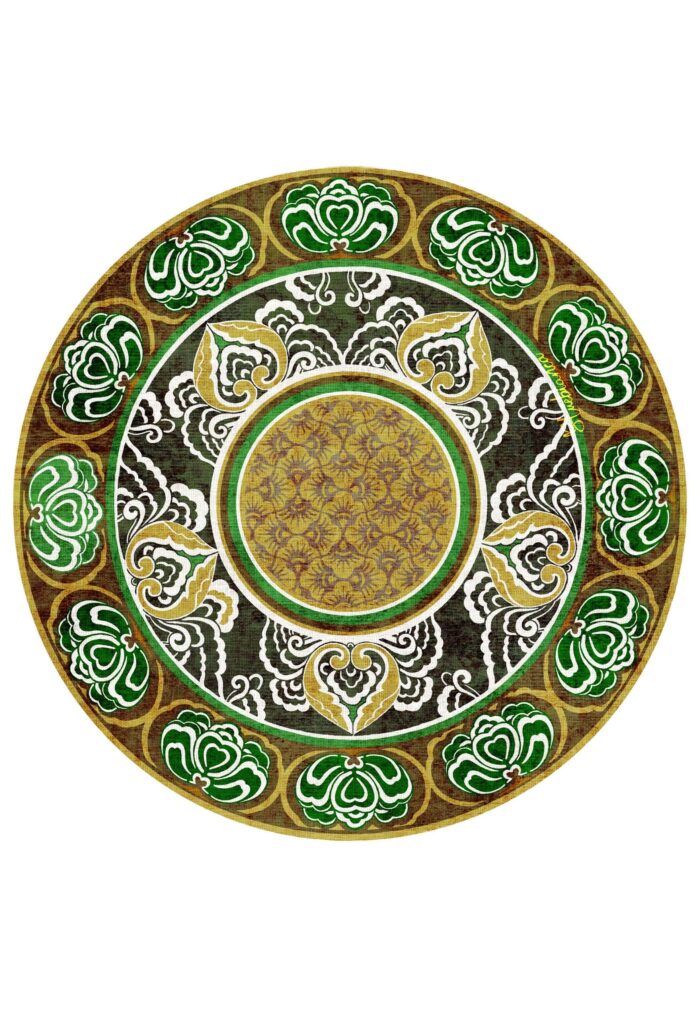 pvc placemat Ø 37 SHANGHAI