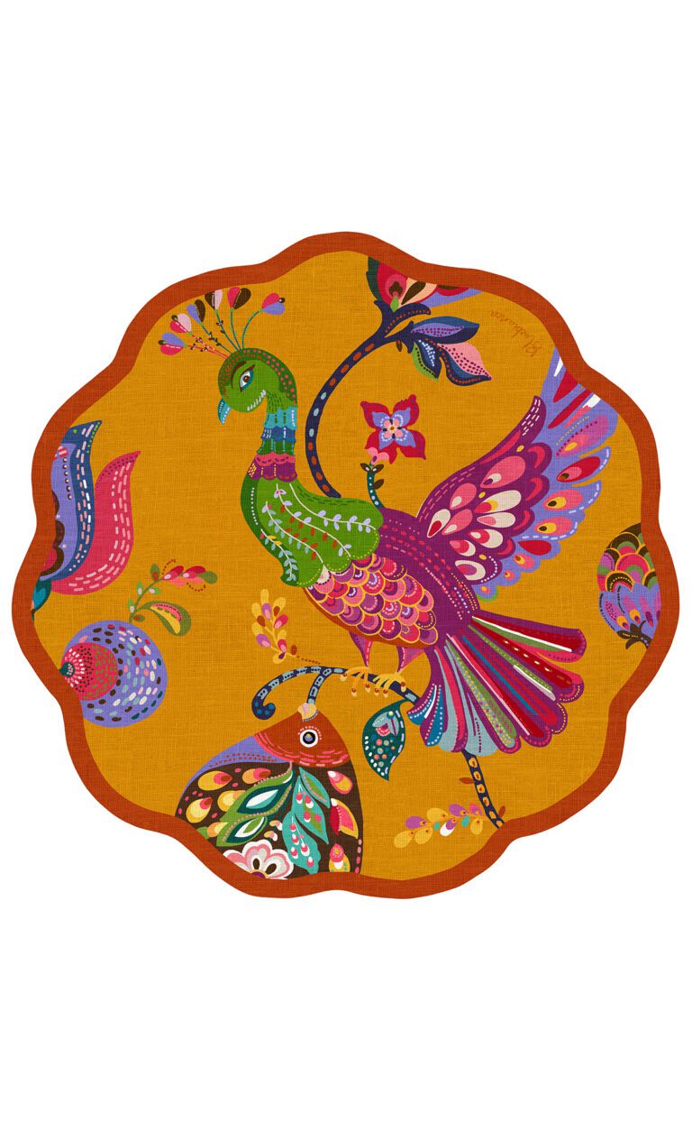 Wonderland &ndash; tovaglietta tonda &Oslash; 37 cm