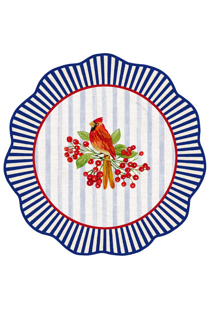 Pettirosso - Tovaglietta tonda Ø 37 cm